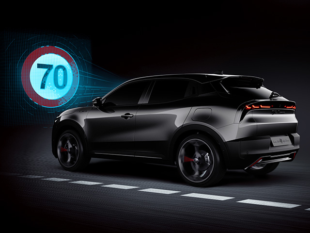 Alfa Romeo Junior - Junior Elettrica 2024 ADAS - Reconocimiento de paneles de señalización
