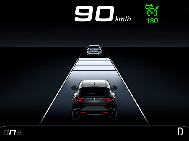 Alfa Romeo Stelvio - Seguridad - Control de crucero activo