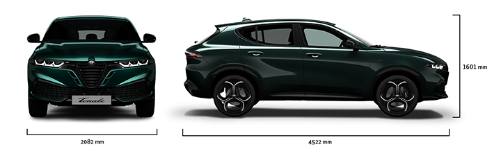 Alfa Romeo Tonale - Dimensiones - Noviembre 2023